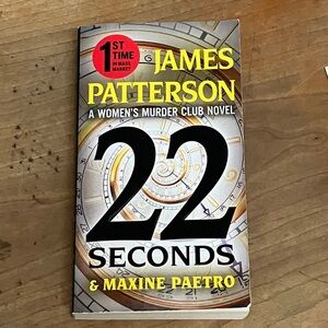 James Patterson 22 Seconds paperback softcover